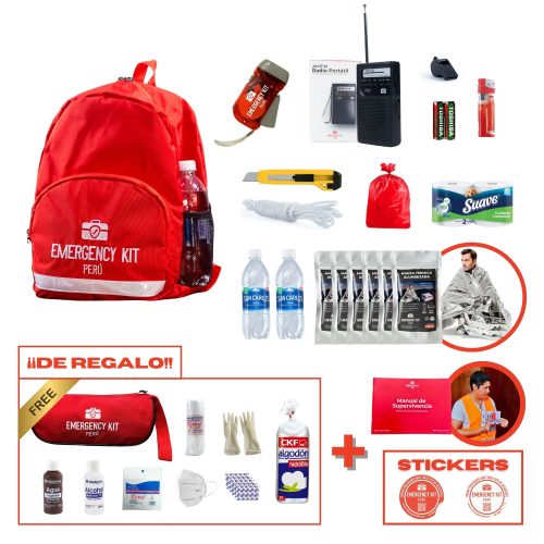 Mochila de emergencia OFFICE LITE (6 personas)