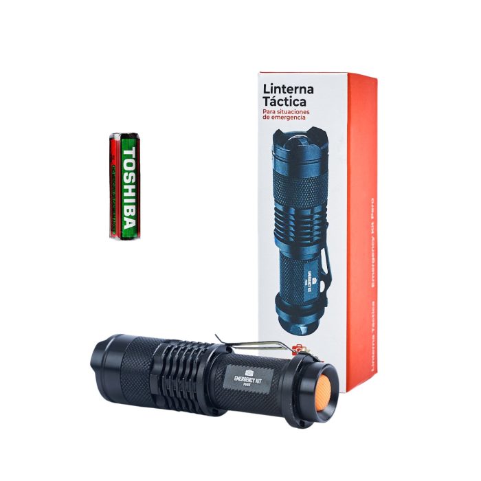 Linterna táctica LED a pilas