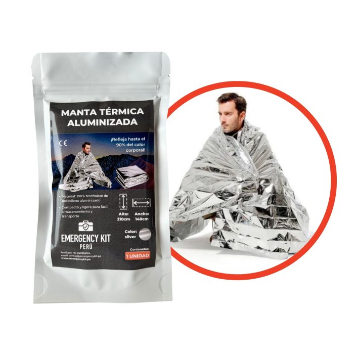 Manta térmica aluminizada