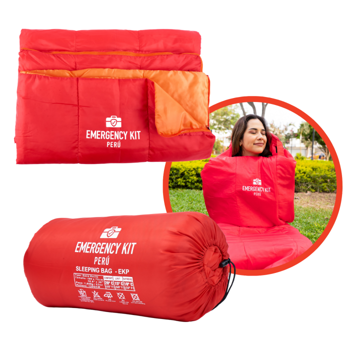 Mochila de emergencia GRANDE con Sleeping Bag - Imagen 4